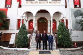 Şoförler Odası Başkanlarından Başkan Gürün’e Teşekkür Ziyareti
