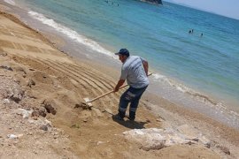 Milas Sahilleri Yaz Sezonuna Hazırlanıyor