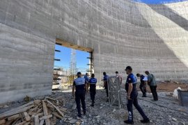 Çimento fabrikası inşaatı mühürlendi