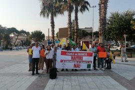 DEM Parti Milas İlçe Başkanlığı’ndan, “Savaş Politikaları ve Baskılara Karşı” Basın Açıklaması