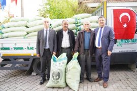 Milas Belediyesi’nden üreten çiftçiye destek