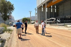 Başkan Topuz ve Belediye Ekipleri Hafta Sonu Alandaydı