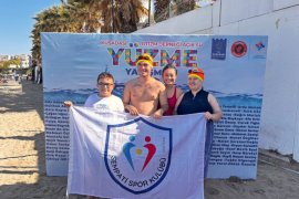 Milaslı Otizmli Gençlerden Kuşadası Açık Su Yüzme Yarışında Büyük Başarı