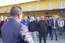 Başkan Tokat, belediye personelinin yeni yılını kutladı