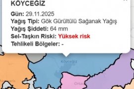 Milas’ta Kuvvetli Yağış Uyarısı: Üç Mahalle Risk Altında