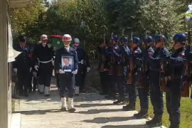 Milas’ta Emekli Astsubaya Askeri Törenle Son Veda