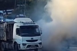 Ören Yolunda Seyir Halindeki TIR Alev Aldı