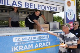 Milas Belediyesi’nden Ferdi Zeyrek Hayrına Lokma ve Su İkramı