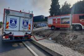 Bodrum Belediyesi Ekipleri yangınlara müdahalede destek oldu