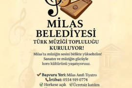 Milas Belediyesi Türk Müziği Topluluğu Kuracak