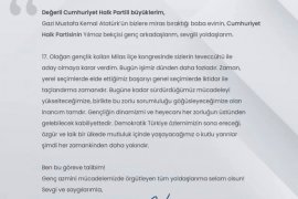 CHP İlçe Genç Kolları Başkanlığına 2 Aday