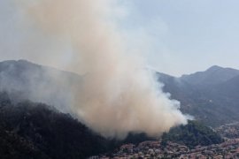 Marmaris’te yangın başladı