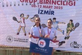 İMİ Koleji Yıldız Kızlar Tenis Takımı Ege Bölgesi Şampiyonu Oldu