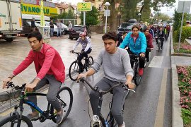 Diyabete karşı pedalladılar