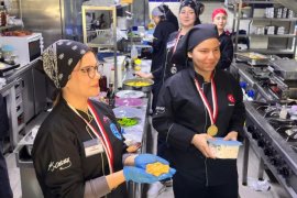 Ödüllü Yemekler İlçemiz Protokolüne Sunuldu