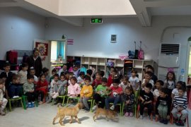 Veteriner Hekimlerden Miniklere Hayvan Sevgisi Dersi