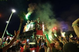 Tarihi Başarı, Süper Lig Kutlamaları Sabaha Kadar Sürdü
