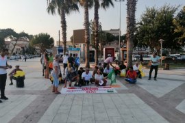 DEM Parti Milas İlçe Başkanlığı’ndan, “Savaş Politikaları ve Baskılara Karşı” Basın Açıklaması