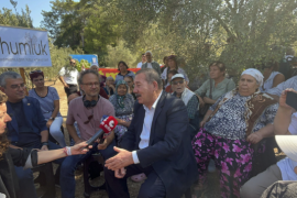 MİTİNG ÖNCESİ AKBELEN ZİYARETİ..  Gökhan Günaydın ve Oda Başkanları Akbelen’deydi..