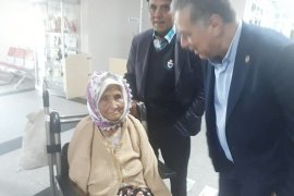 Vekil Özcan'dan hastaneye geçmiş olsun ziyareti
