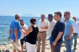 Başkan Topuz ve Belediye Ekipleri Hafta Sonu Alandaydı