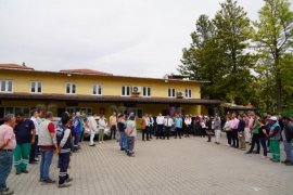 Milas Belediye Başkanı Muhammet Tokat Belediye Personeli ile bayramlaştı