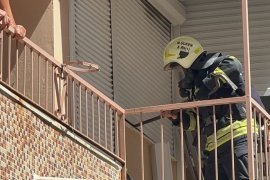 Milas’ta Apartman Dairesinde Yangın Paniği