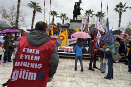 Yağmura Rağmen Kararlılık: Kamu Emekçilerinden 11,54’lük Zamma Protesto