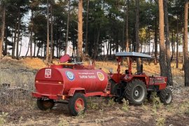 Tankerler ile Yangınların Büyümesi Önlendi