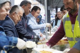 Milas Belediyesi geleneksel iftar yemekleri sona erdi