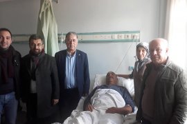 Vekil Özcan'dan hastaneye geçmiş olsun ziyareti