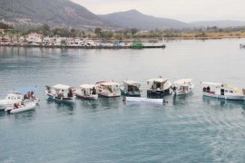 Muğla’da Dünya Balıkçılık Günü denizde kutlandı  