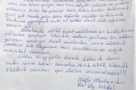 MUĞLALI KÖY BAKKALININ ELEKTRİK ZAMLARINA İSYAN MEKTUBU MECLİSE TAŞINDI