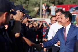 Bodrum’da Yeni İtfaiye Hizmet Binası Törenle Açıldı