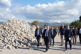 BAŞKAN TOPUZ VE MECLİS ÜYELERİNDEN ALAN İNCELEMESİ