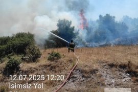 Ziraat Alanındaki Yangın Kontrol Altına Alındı