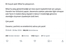 AK Parti eski milletvekili Metiner’den Barış Saylak tepkisi..
