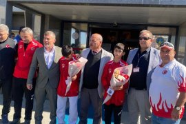 Balkan Şampiyonlarına Görkemli Karşılama