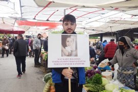 Pazar yerinde ‘kadına şiddete dur de’ etkinliği