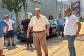 Başkan Topuz ve Belediye Ekipleri Hafta Sonu Alandaydı