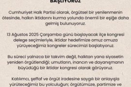 CHP’DE KURULTAY SÜRECİ BAŞLADI..