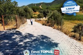 Milas Belediyesi’nden İlçe Merkezi ve Kırsal Mahallelerde Parke Kaplama Çalışmaları