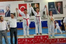 Minik Taekwondoculardan 14 Madalya