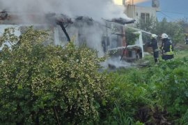 Fethiye’de Müstakil Evde Yangın: 1 Kişi Yaralandı