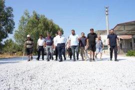 Başkan Topuz Yol Çalışmalarını Yerinde İnceledi