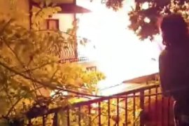 Korku Dolu Anlar, Yangın  Kontrol Altına Alındı