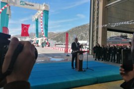 Ören’deki Avrupa’nın en büyük yat yapım, bakım ve çekek yeri  “TERSAN MARINE”, Bakan Uraloğlu’nun katılımıyla açıldı..