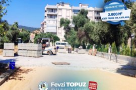 Milas Belediyesi’nden İlçe Merkezi ve Kırsal Mahallelerde Parke Kaplama Çalışmaları