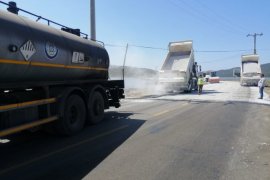 Büyükşehir 2023 yılı asfalt programına devam ediyor