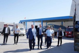 İlçe Protokolünden Labranda Su Tesislerine Ziyaret